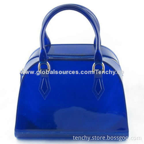 PVC Handbags with Felt Coated, Various Colors Available